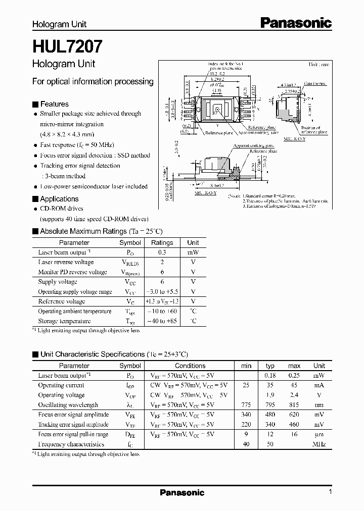 HUL7207_550926.PDF Datasheet