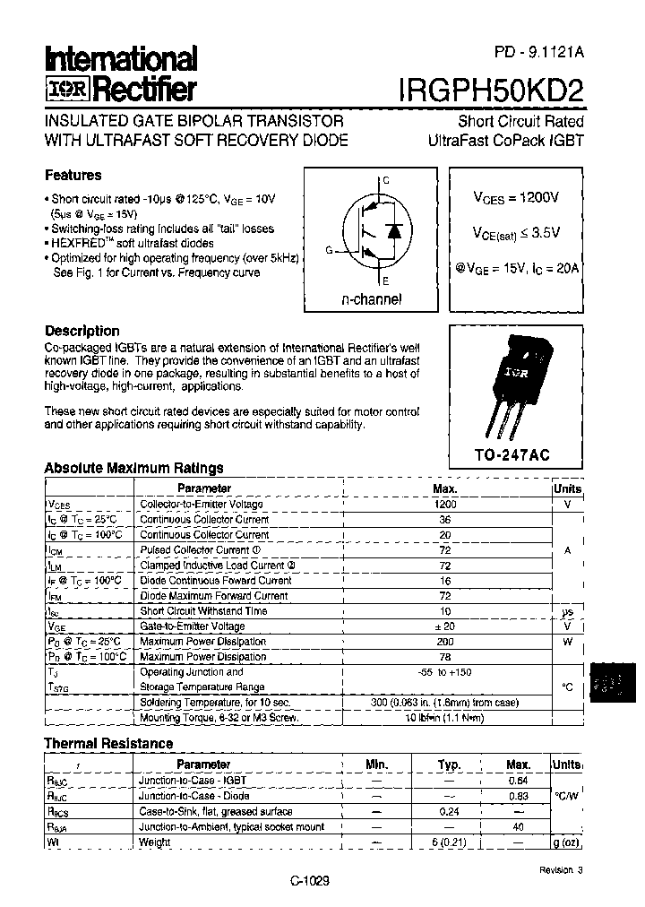 IRGPH50KD2_559026.PDF Datasheet