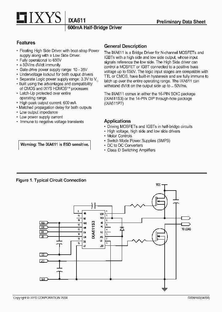 IXA611_498909.PDF Datasheet