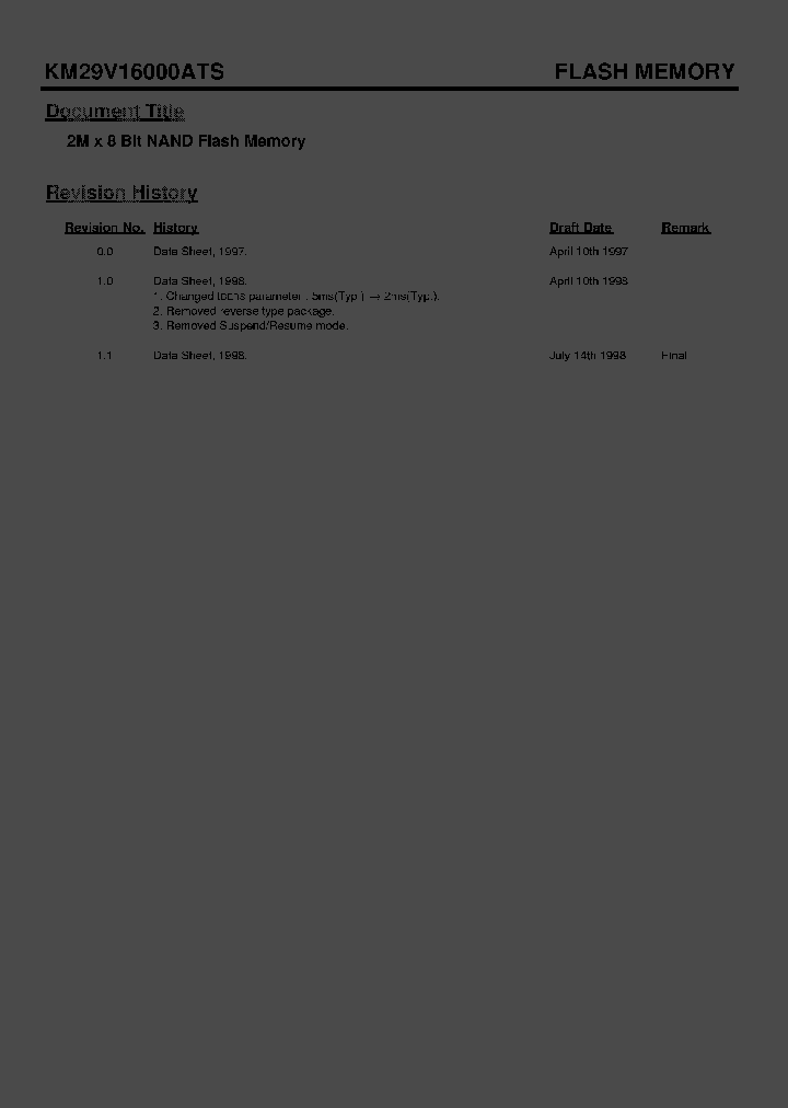 KM29V16000ATS_511259.PDF Datasheet