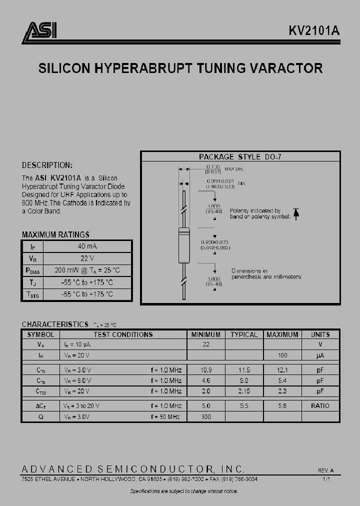 KV2101A_491208.PDF Datasheet
