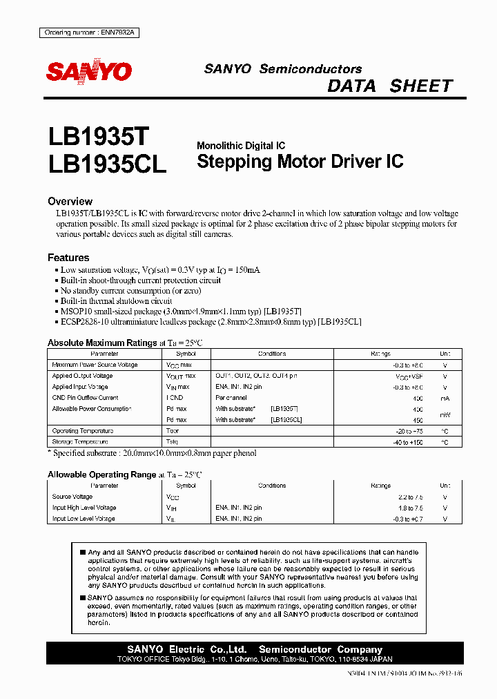 LB1935T_521921.PDF Datasheet
