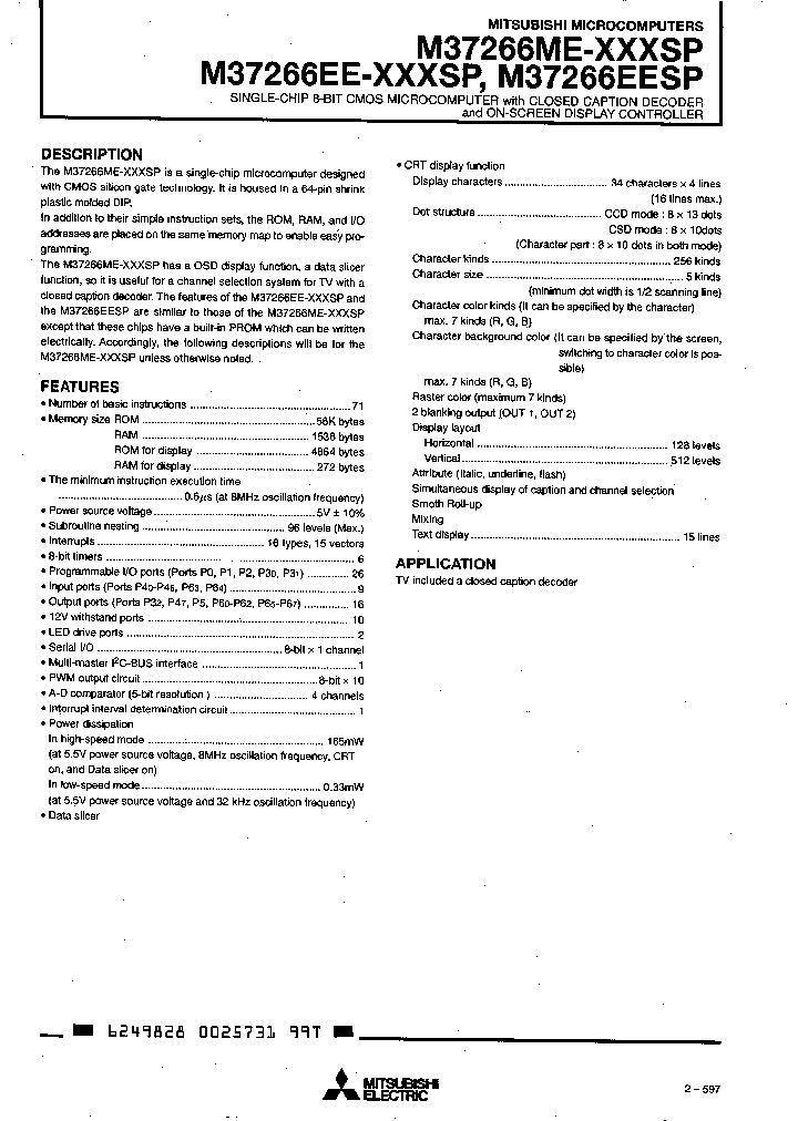 M37266ME_521863.PDF Datasheet