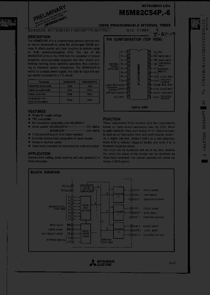 M5M82C54P_524098.PDF Datasheet