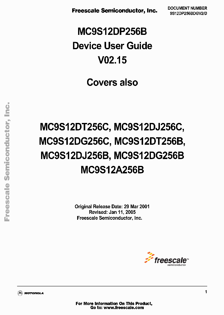 MC9S12A256B_550651.PDF Datasheet