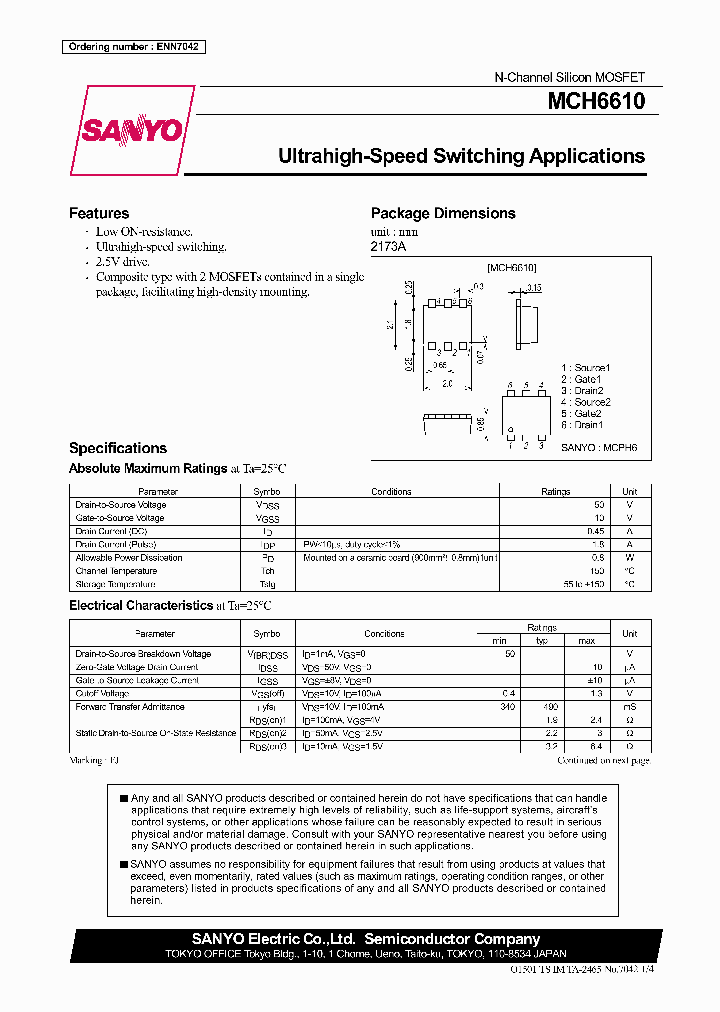 MCH6610_522923.PDF Datasheet