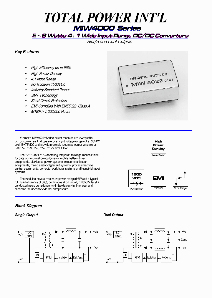 MIW4025_493479.PDF Datasheet