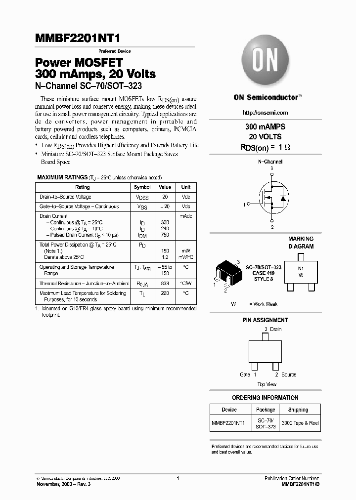MMBF2201NT1_491673.PDF Datasheet