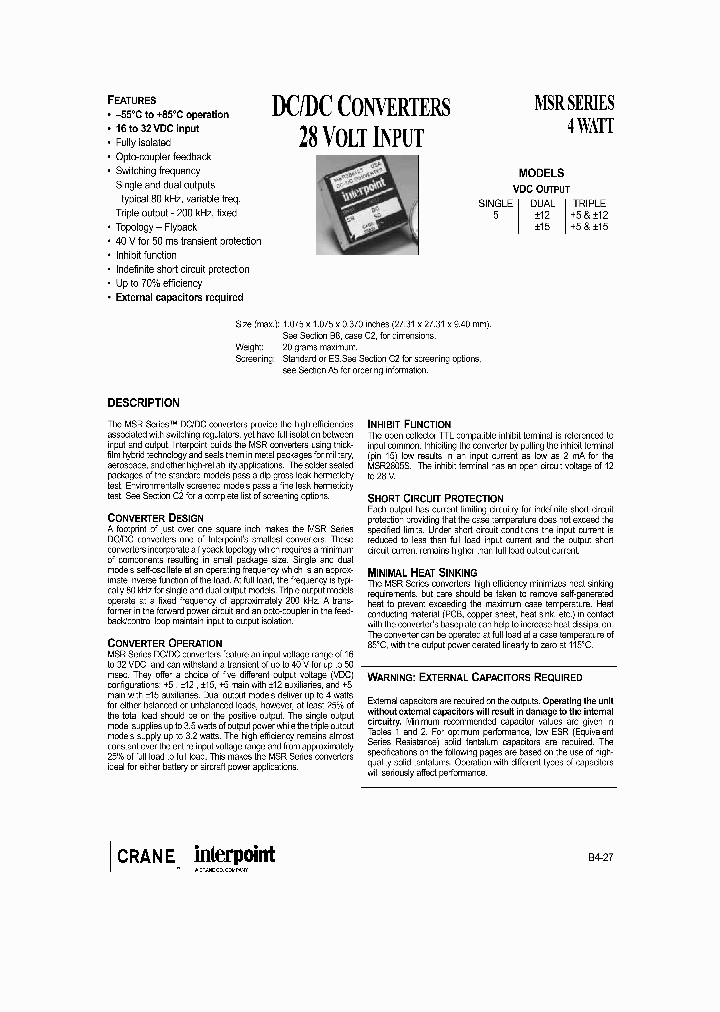 MSR2805S_540956.PDF Datasheet