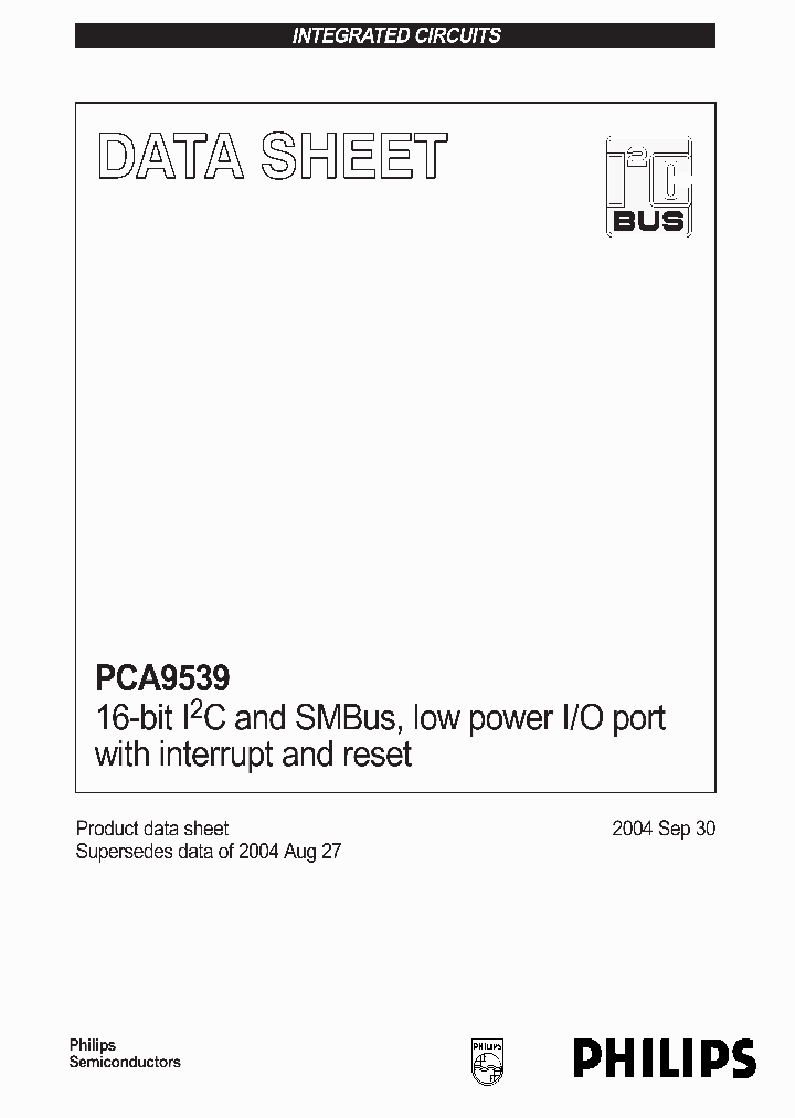 PCA9539BS_500997.PDF Datasheet