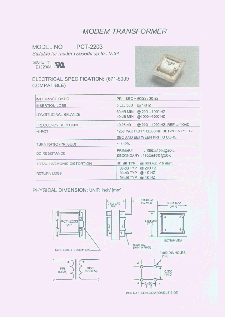 PCT-2203_490676.PDF Datasheet