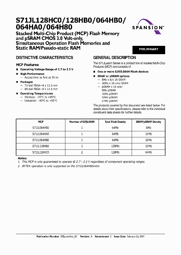 S71JL064HA0_495399.PDF Datasheet