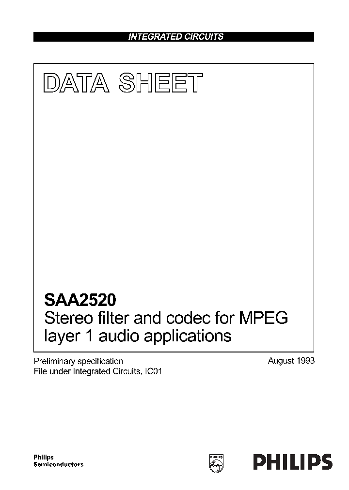 SAA2520GP_556133.PDF Datasheet