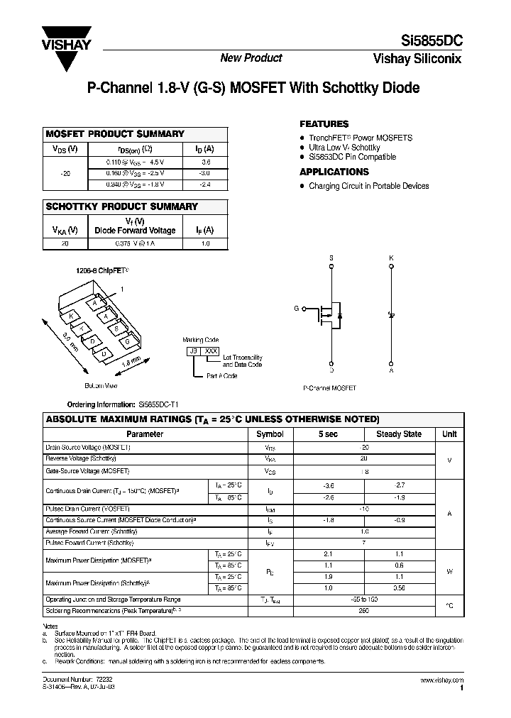 SI5855DC-T1_509781.PDF Datasheet