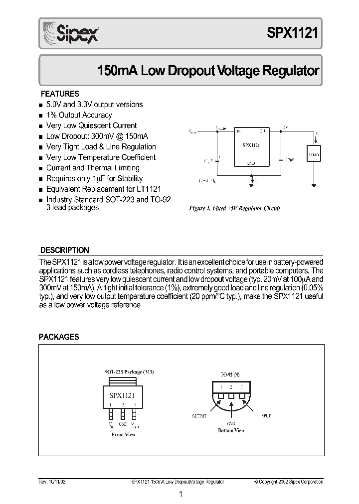 SPX1121S-50_505725.PDF Datasheet