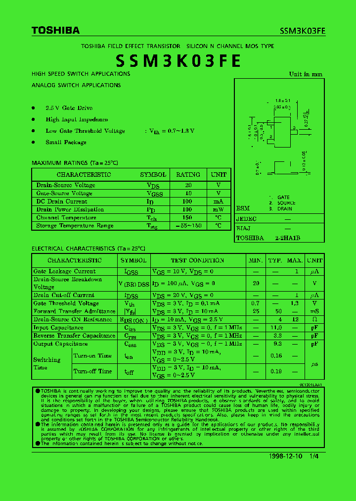SSM3K03FE_553155.PDF Datasheet