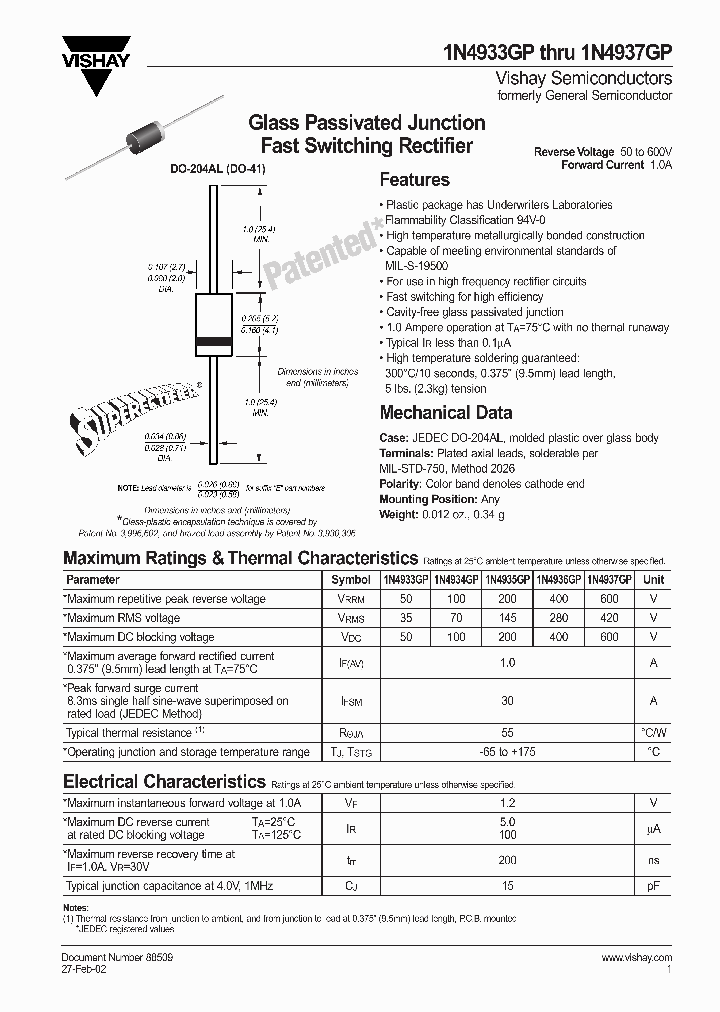 1N4934GP_743613.PDF Datasheet