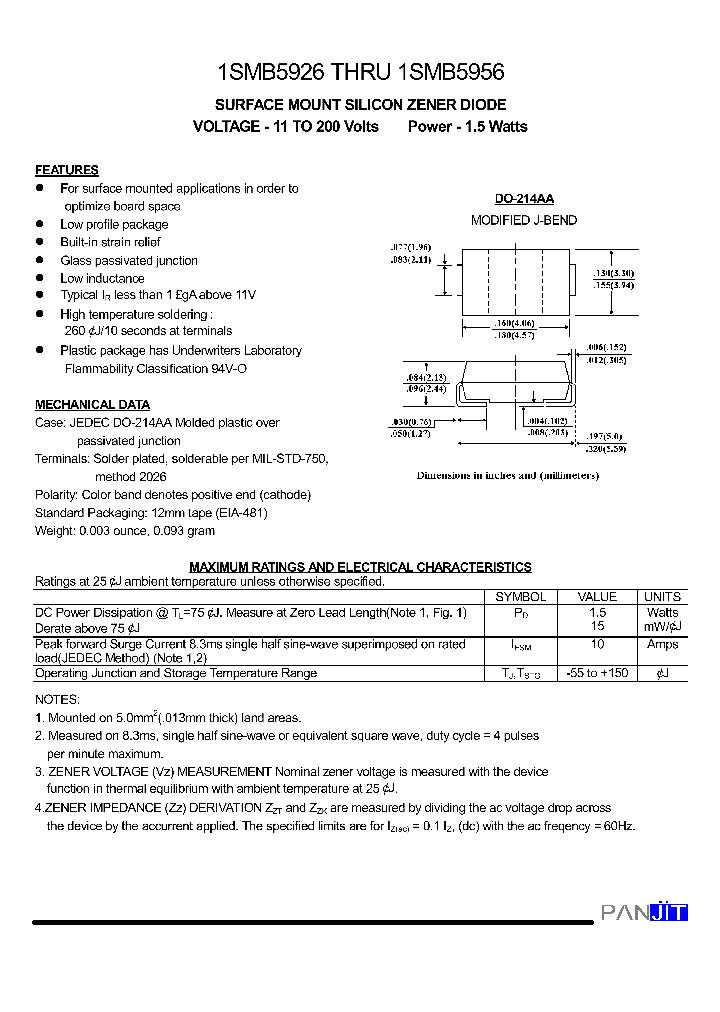 1SMB5944_584277.PDF Datasheet