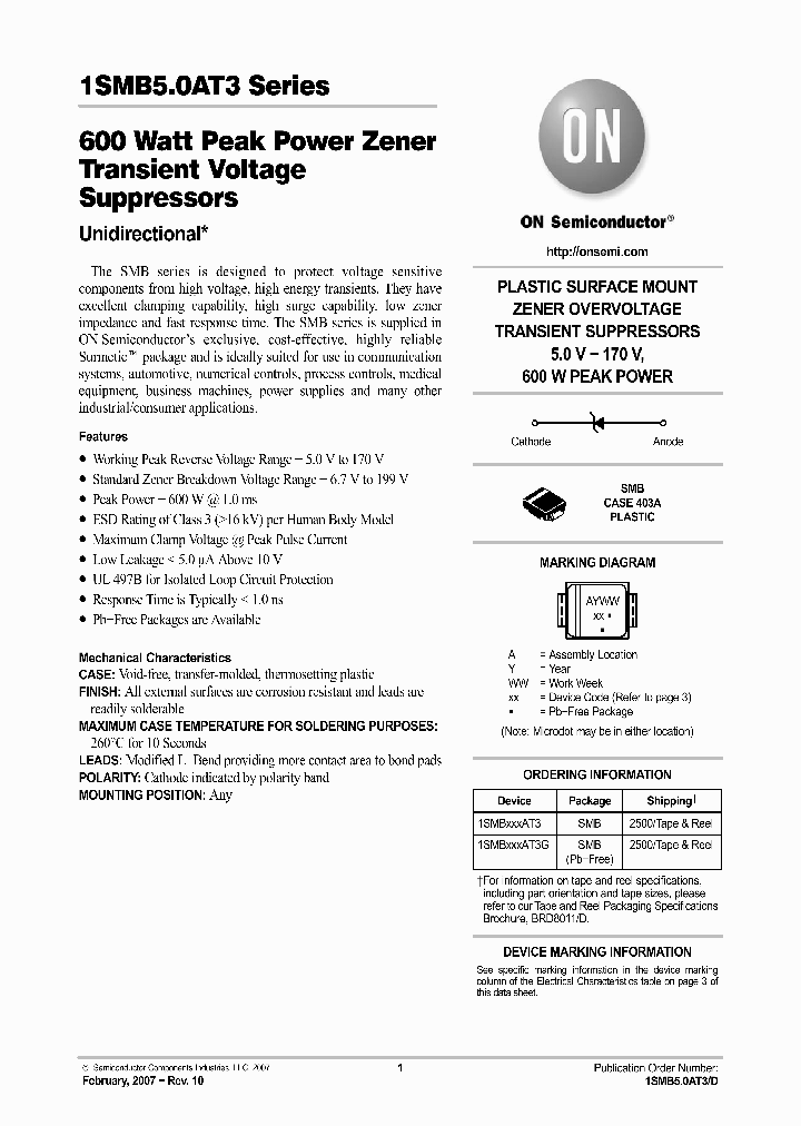 1SMB51AT3_582596.PDF Datasheet