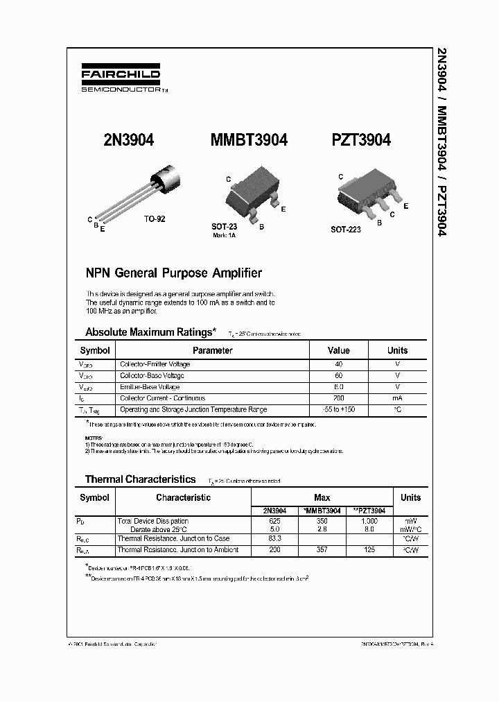 2N3904NLBU_640745.PDF Datasheet