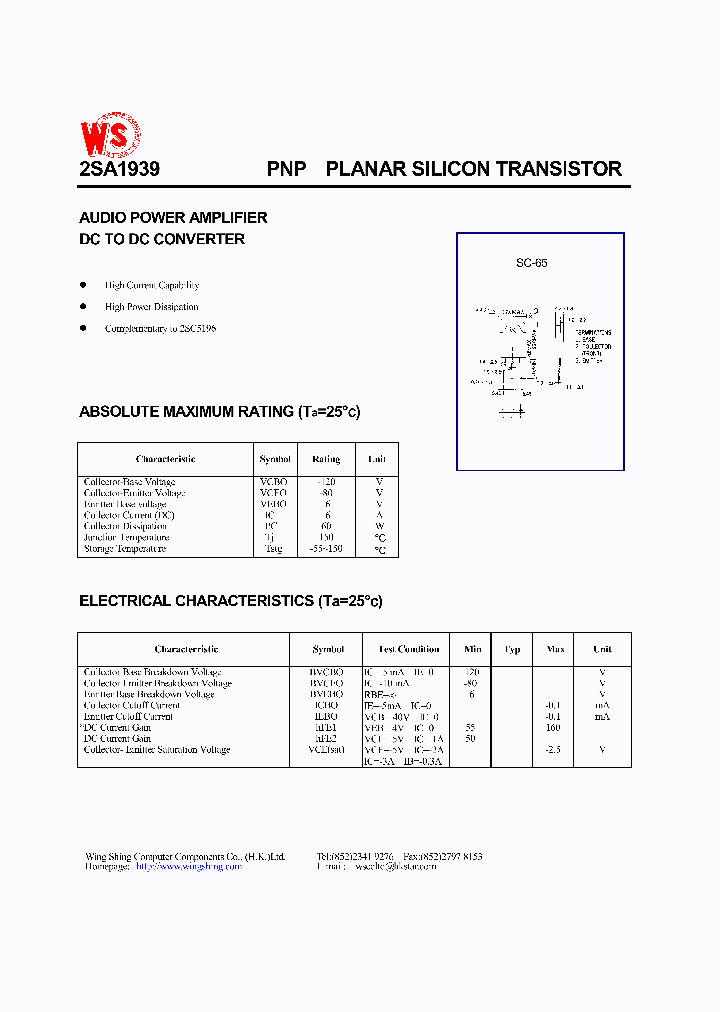 2SA1939_686913.PDF Datasheet