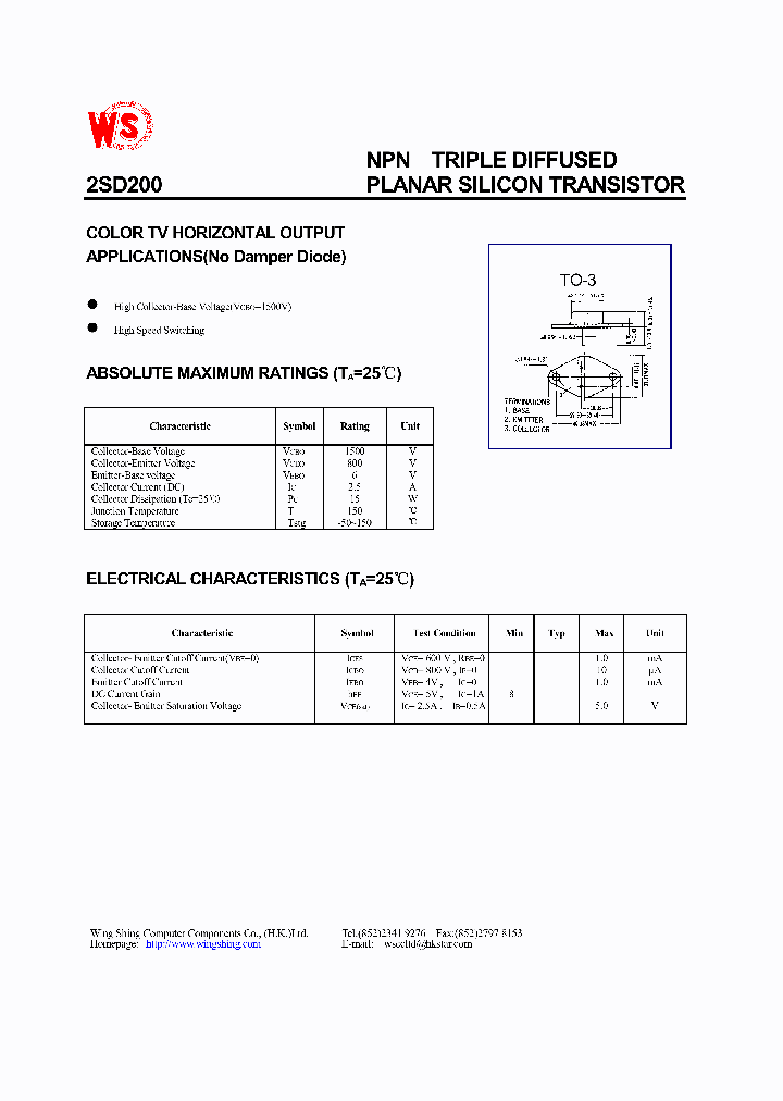 2SD200_777581.PDF Datasheet