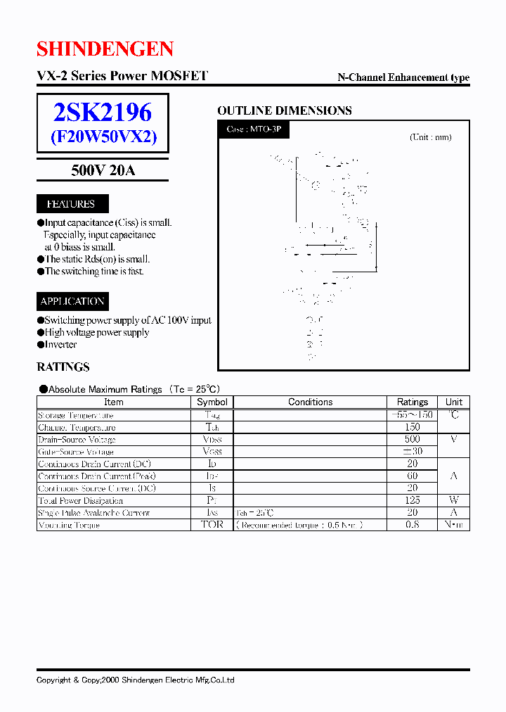 2SK2196_629131.PDF Datasheet