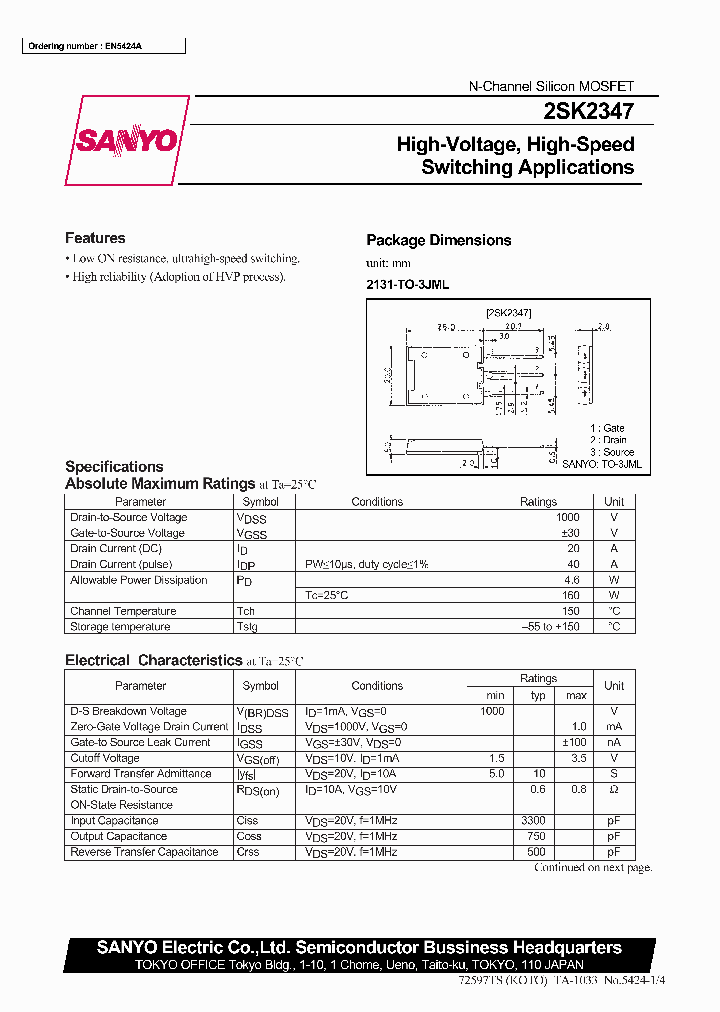 2SK2347_772382.PDF Datasheet