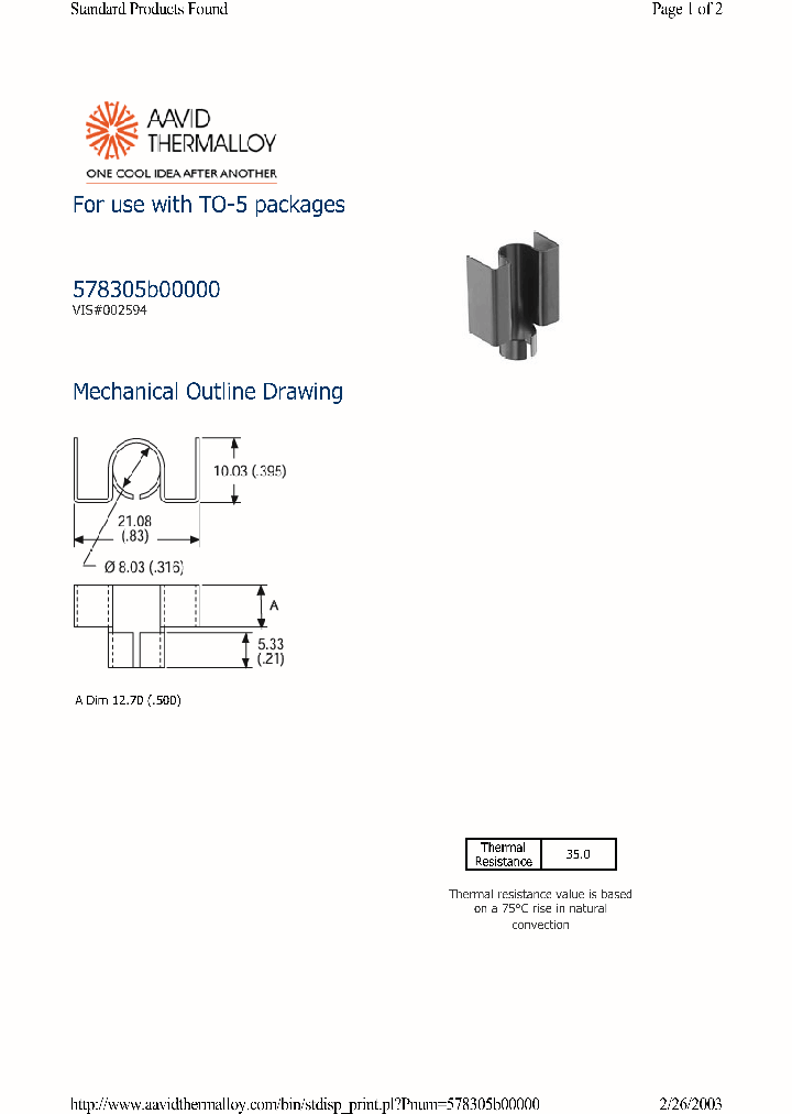 578305B00000_616067.PDF Datasheet