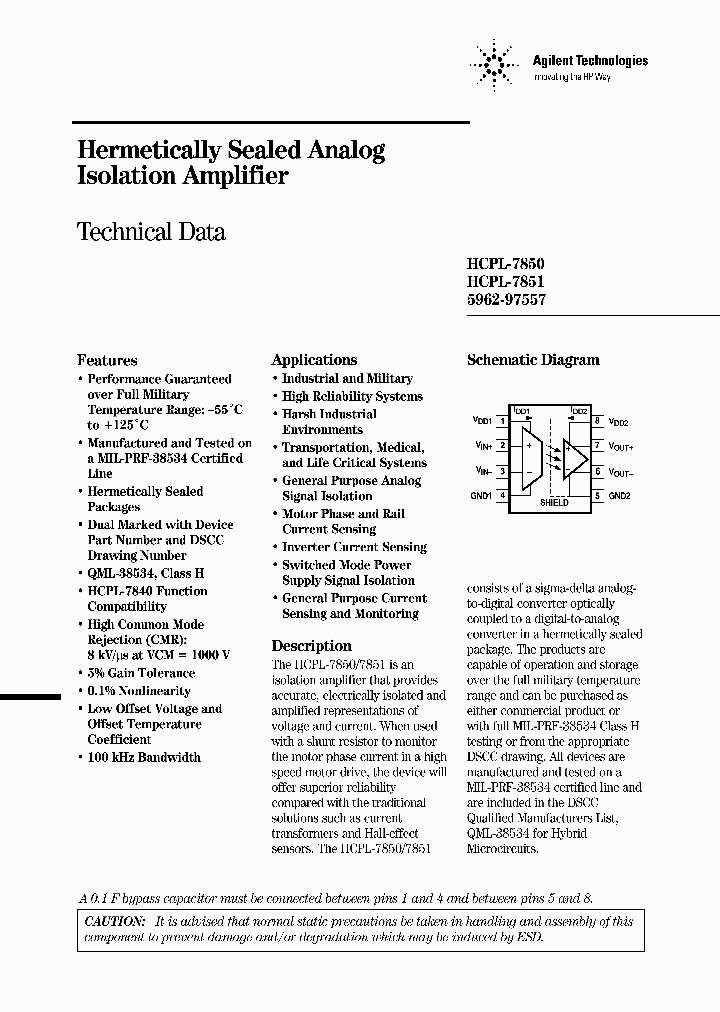 HCPL-7850_379276.PDF Datasheet