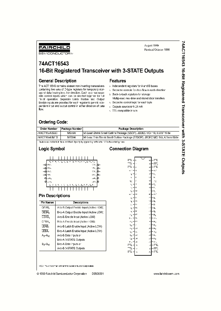 74ACT16543_565268.PDF Datasheet