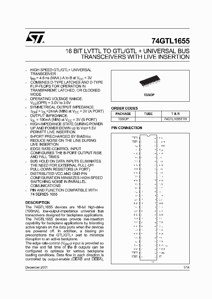 74GTL1655_561142.PDF Datasheet
