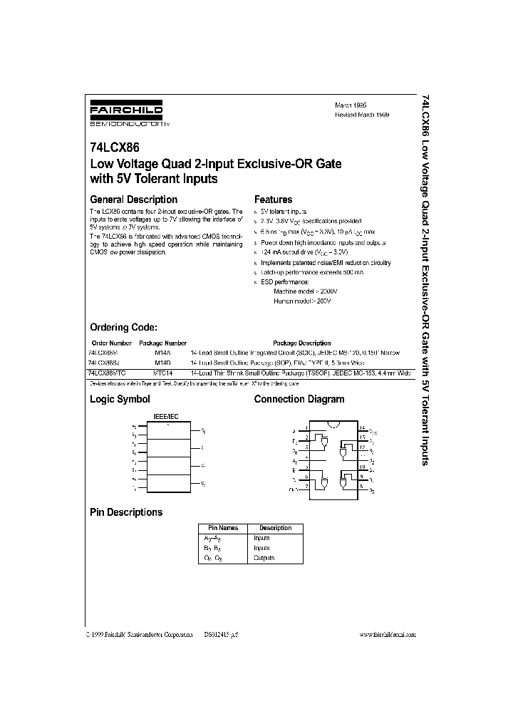 74LCX86M_721302.PDF Datasheet
