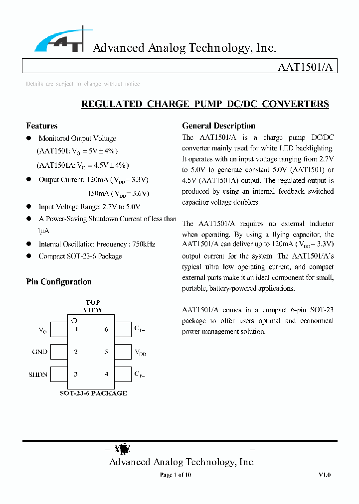 AAT1501_641436.PDF Datasheet