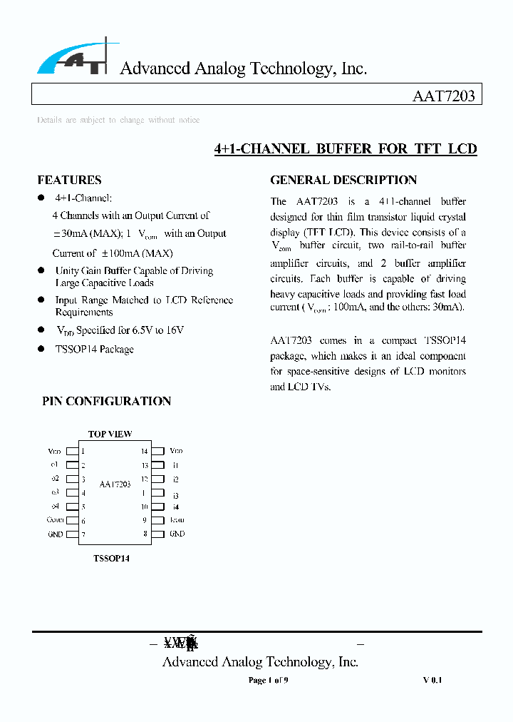 AAT7203_607143.PDF Datasheet