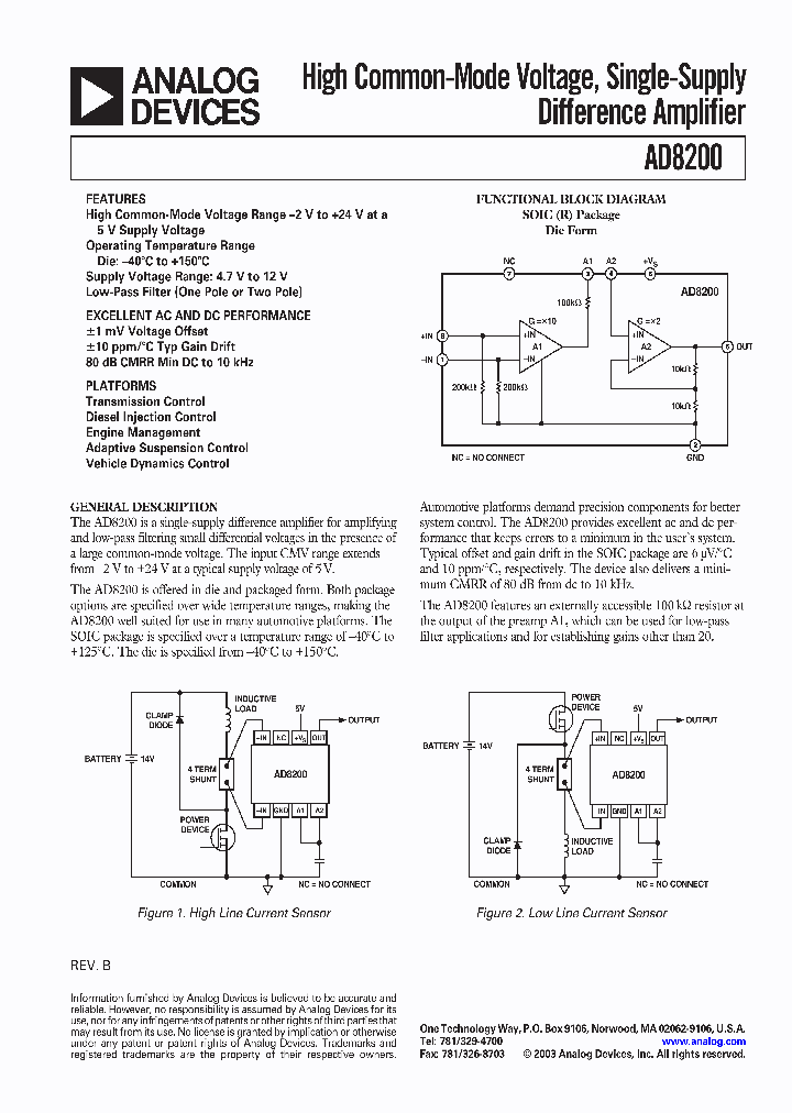 AD8200YR-REEL_757311.PDF Datasheet