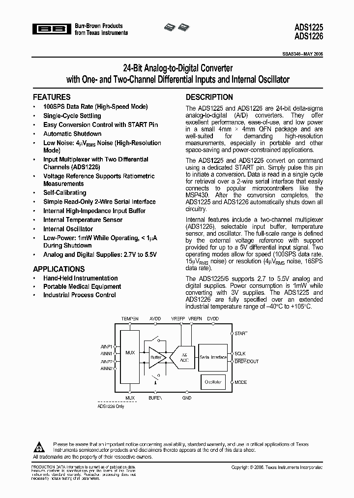 ADS1226IRGVRG4_699088.PDF Datasheet