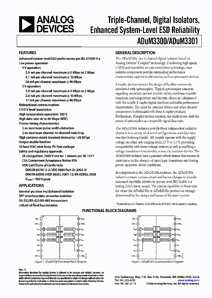 ADUM3300BRWZ_707058.PDF Datasheet