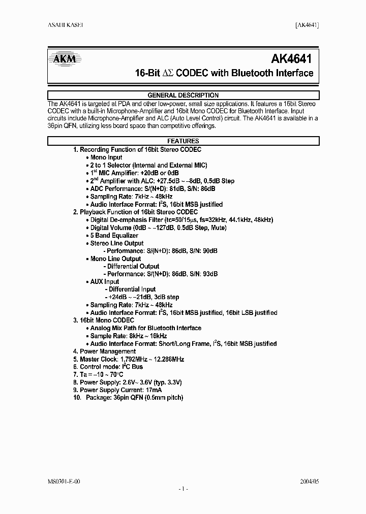 AK4641_604298.PDF Datasheet