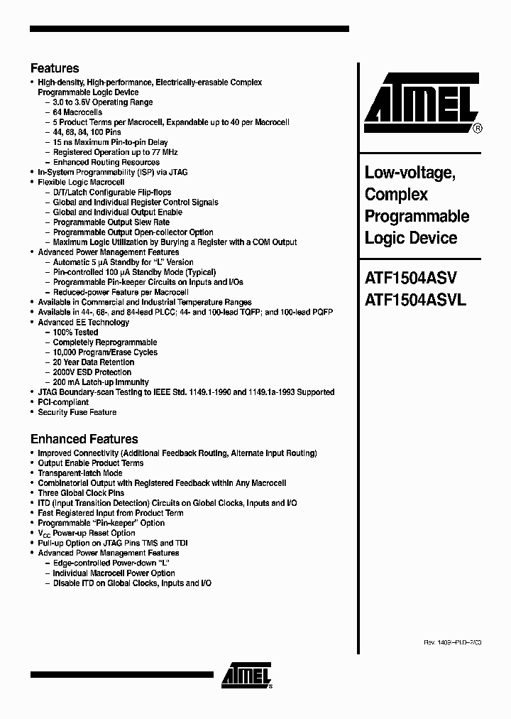 ATF1504ASVL-20QI100_619940.PDF Datasheet