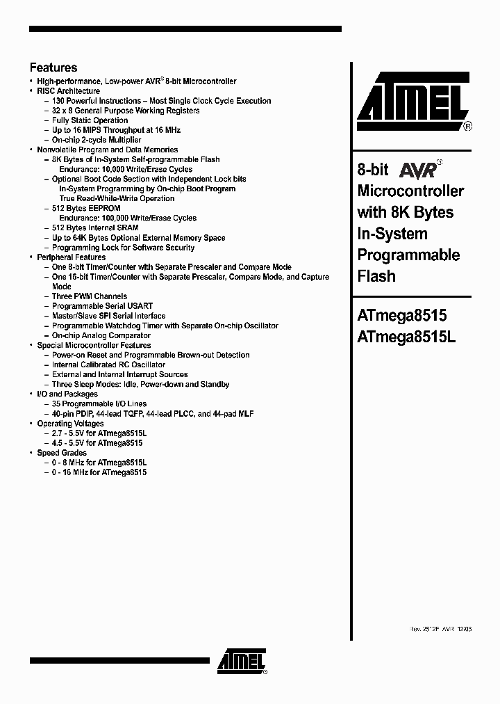 ATMEGA8515L_182869.PDF Datasheet