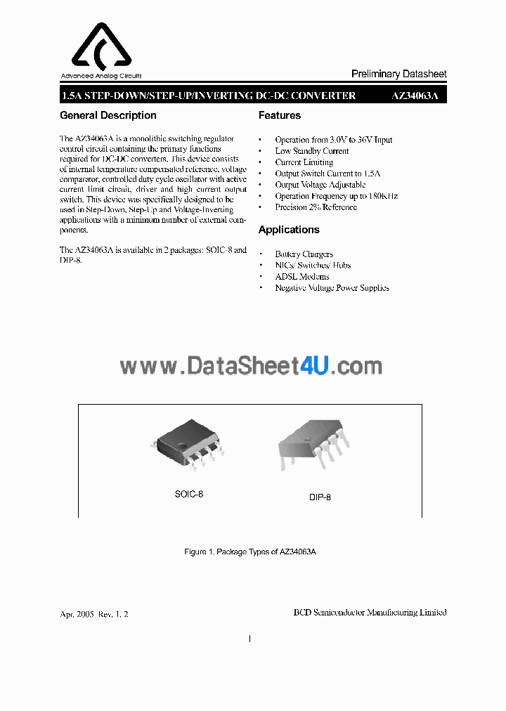 AZ34063A_747766.PDF Datasheet