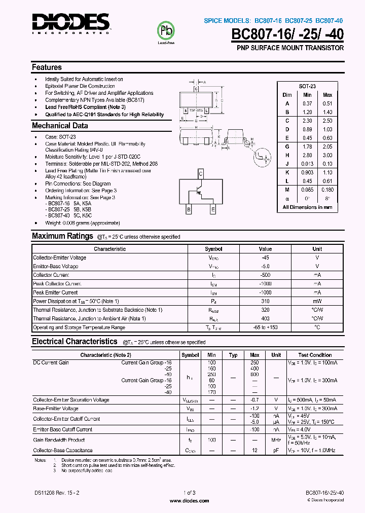 BC807-16-7-F_734814.PDF Datasheet