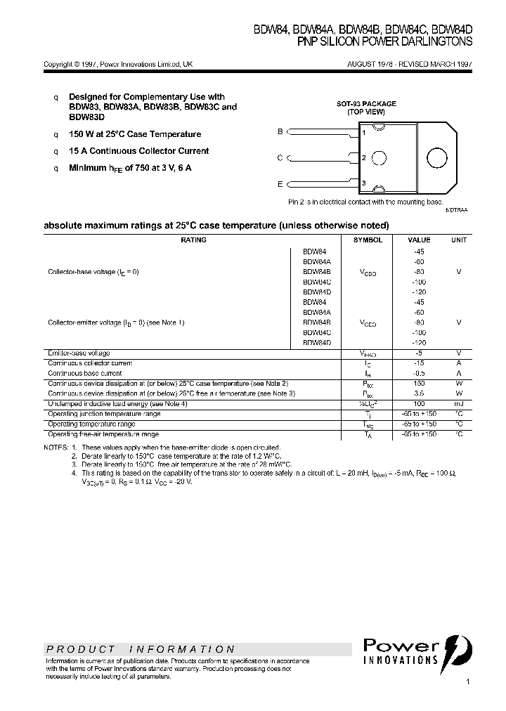 BDW84A_694921.PDF Datasheet