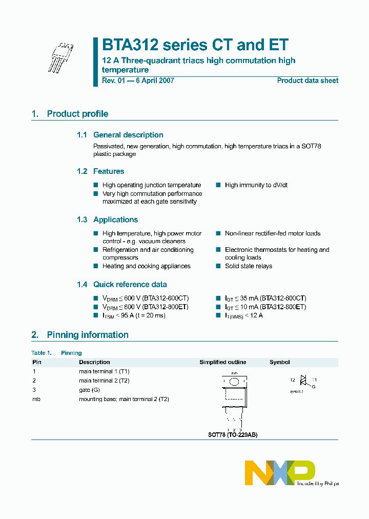 BTA312-800ET_764238.PDF Datasheet