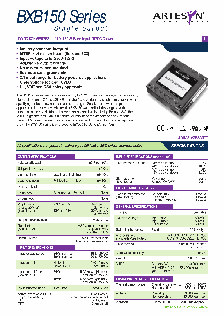 BXB150-48S3V3FLT_657239.PDF Datasheet