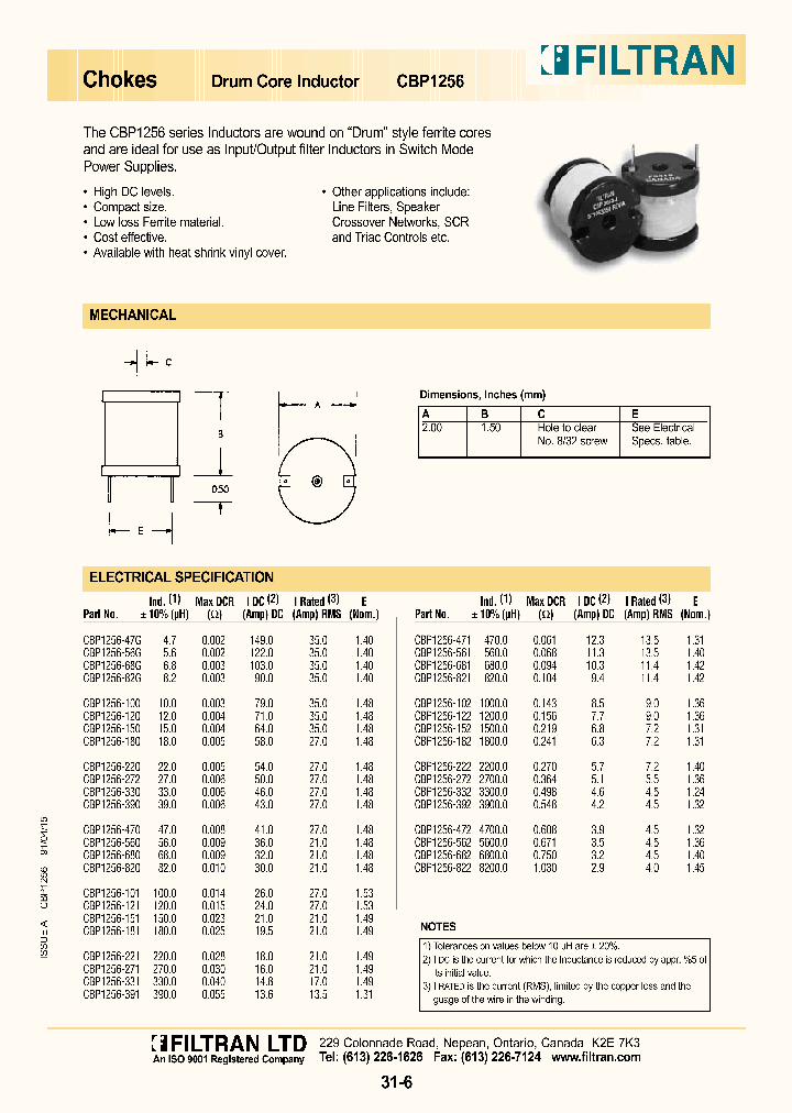 CBP1256-562_724157.PDF Datasheet