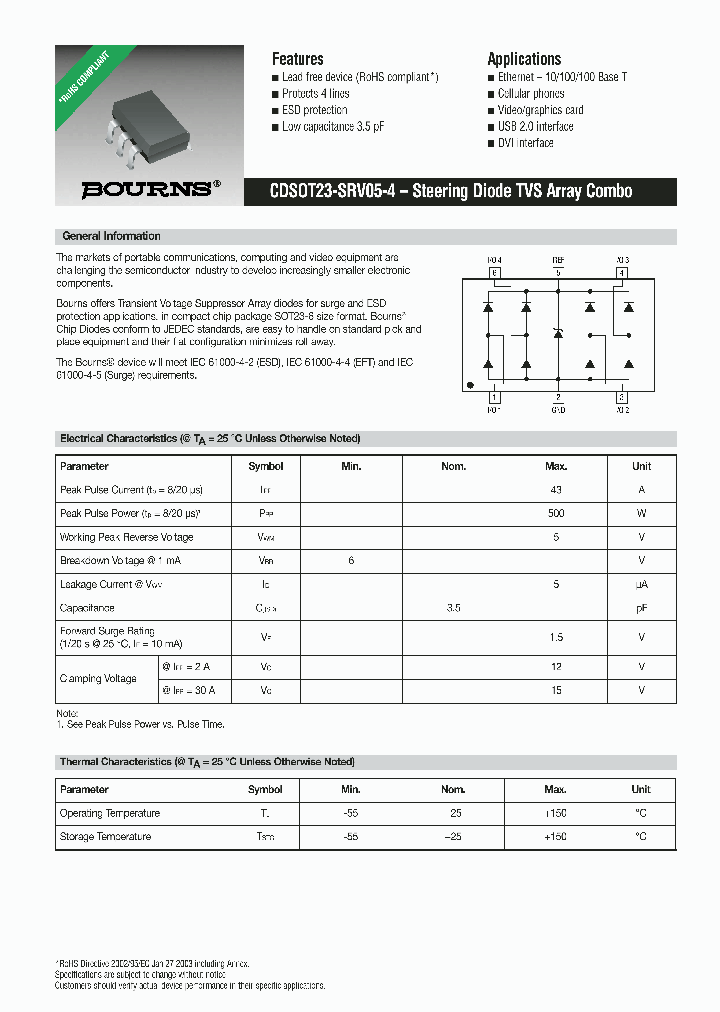 CDSOT23-SRV05-4_670981.PDF Datasheet