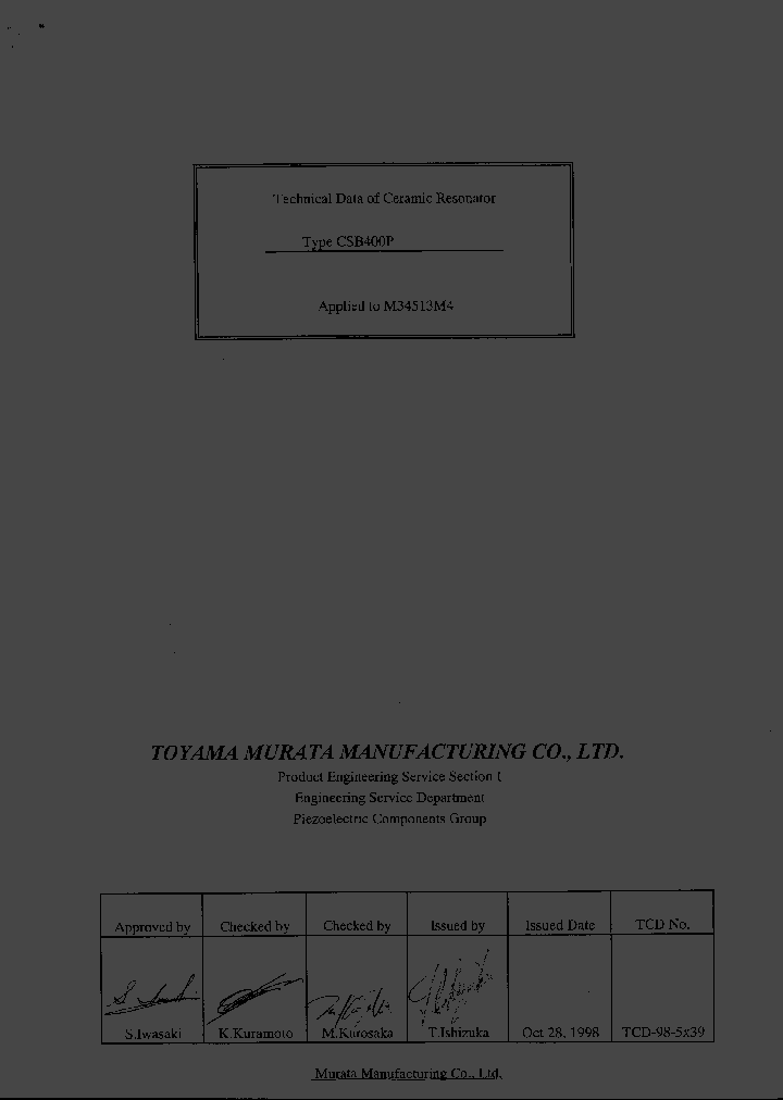 CSB400_563416.PDF Datasheet