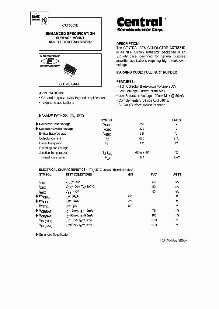 CXT5551E_635539.PDF Datasheet